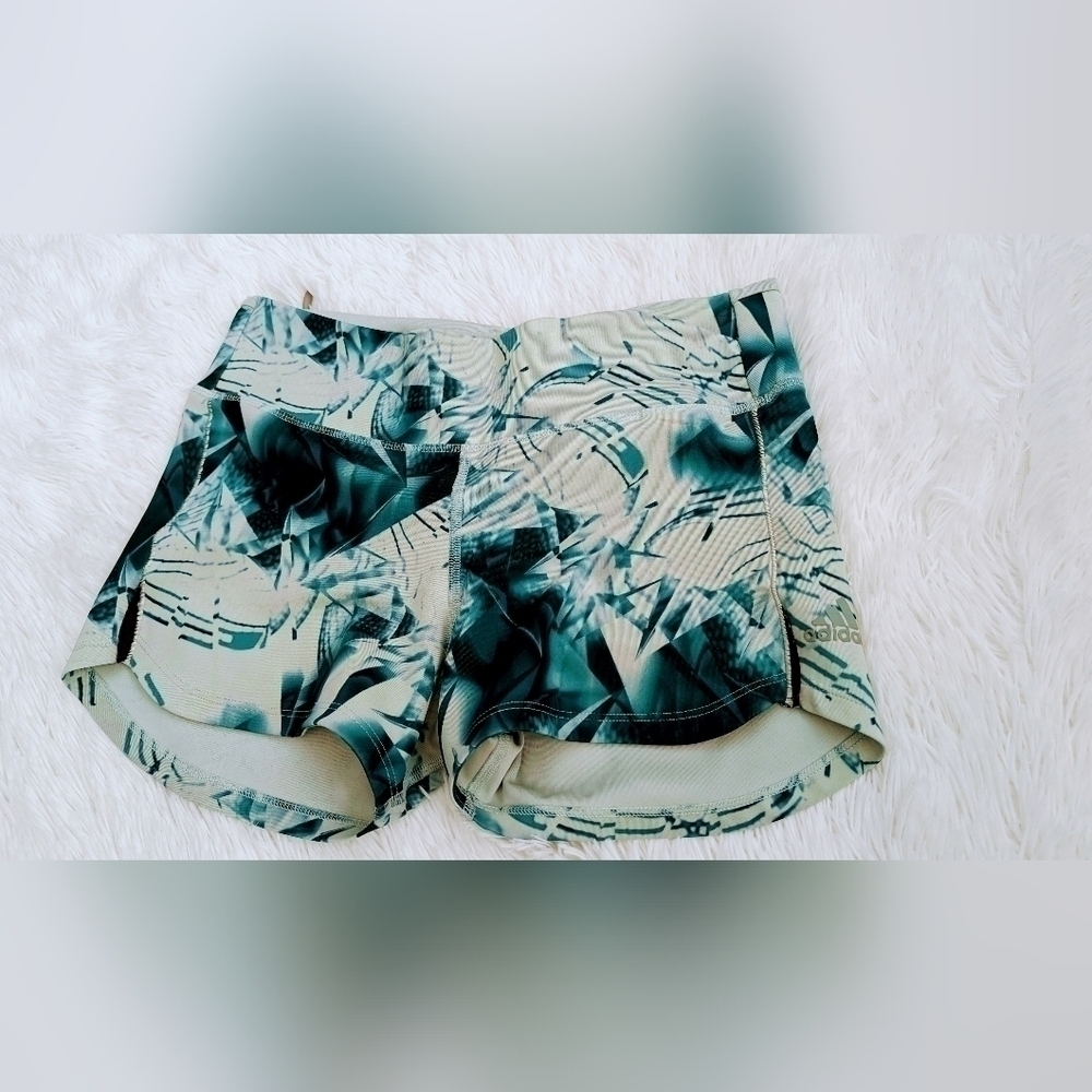 Adidas Supernova Green Tie Dye Running Shorts S.